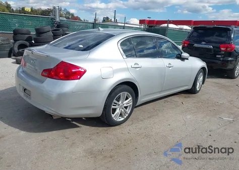 2011 Infiniti G25X из США, поврежденный, VIN JN1DV6ARXBM450157